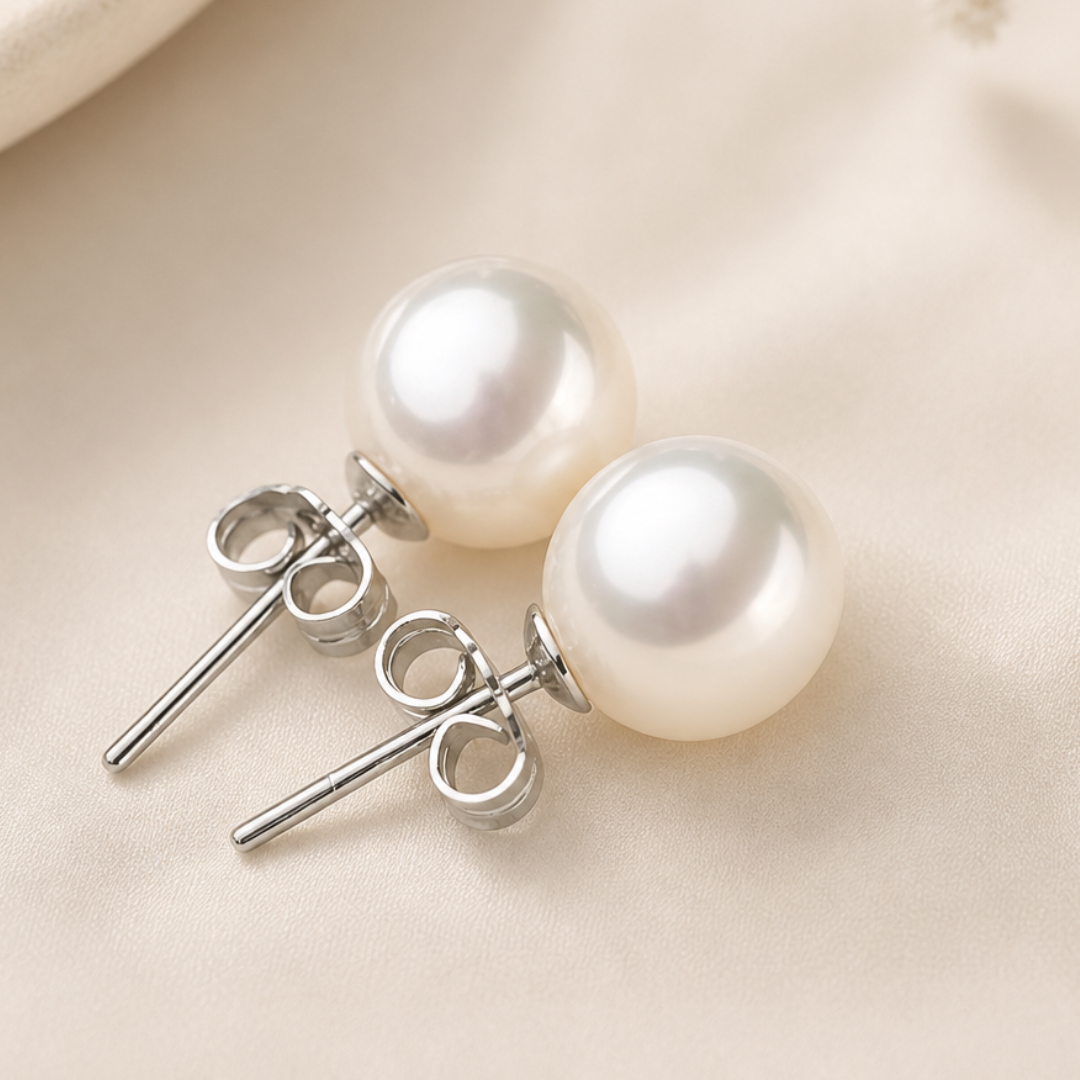 Elegant Style Earring 8mm Pearl Style Stud Earrings for Women Elegant Minimalist Jewelry Gift