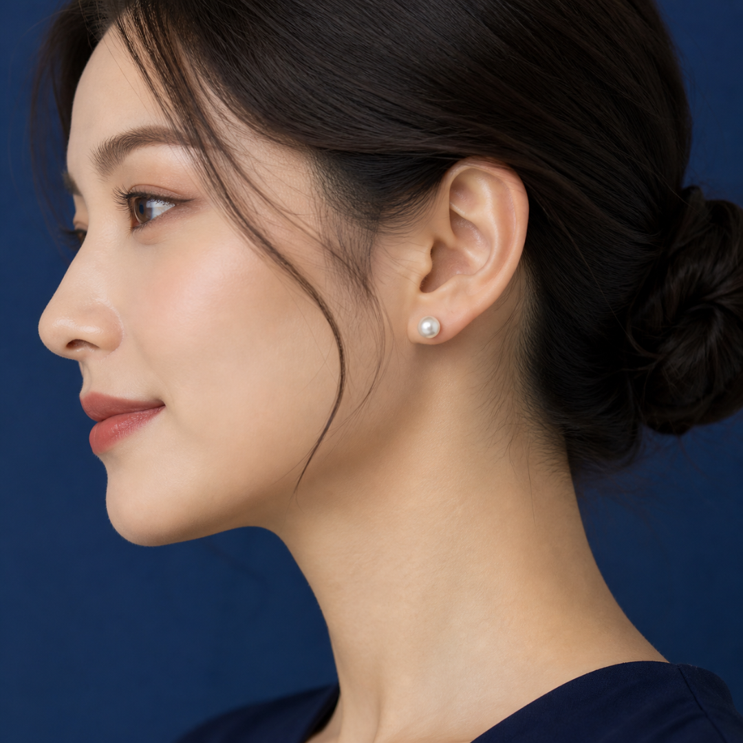Elegant Style Earring 8mm Pearl Style Stud Earrings for Women Elegant Minimalist Jewelry Gift
