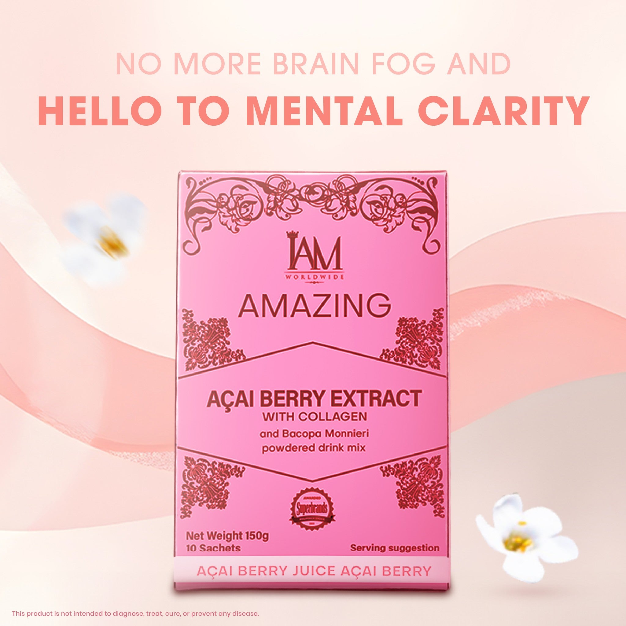 Amazing Acai Berry Extract with Collagen and Bacopa Monnieri