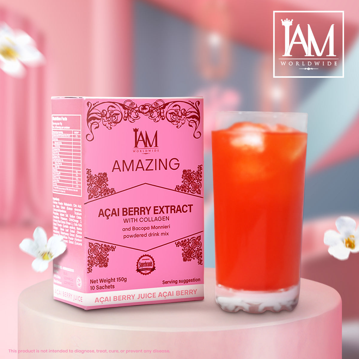 Amazing Acai Berry Extract with Collagen and Bacopa Monnieri