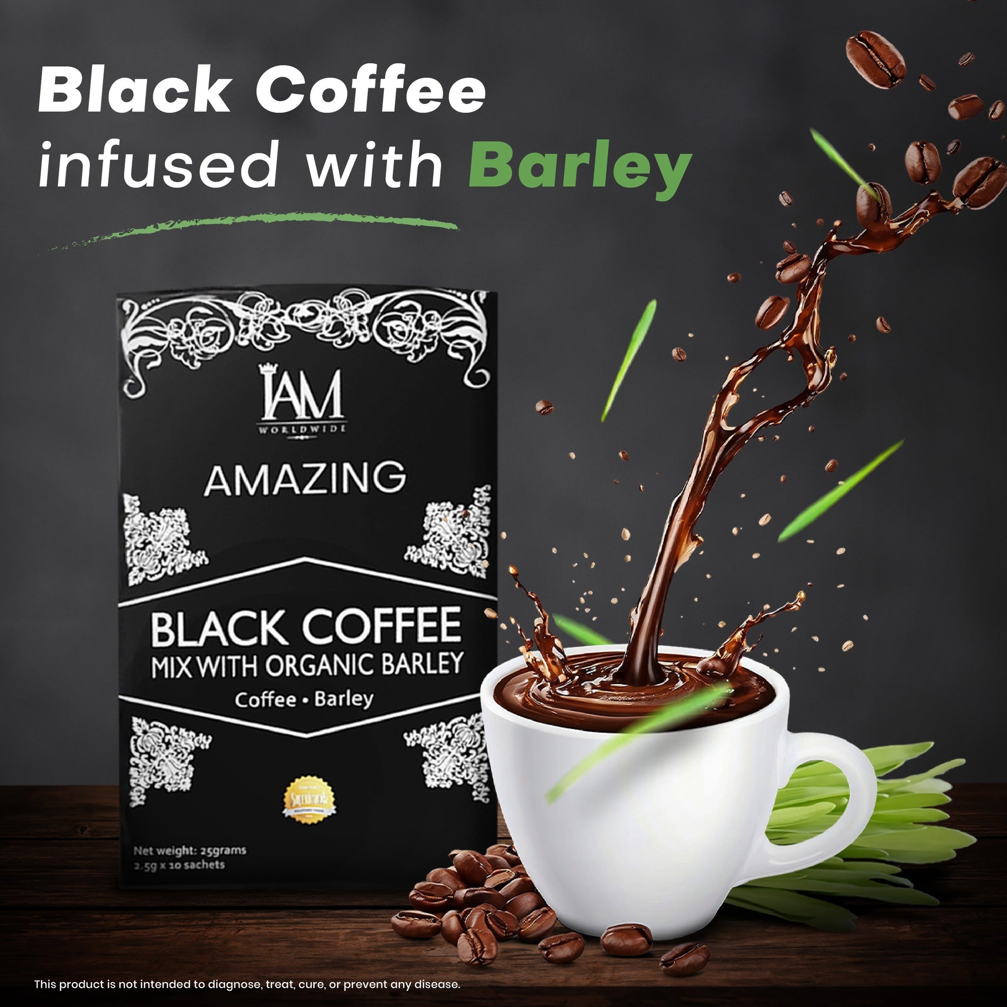 Amazing Black Coffee with Barley
