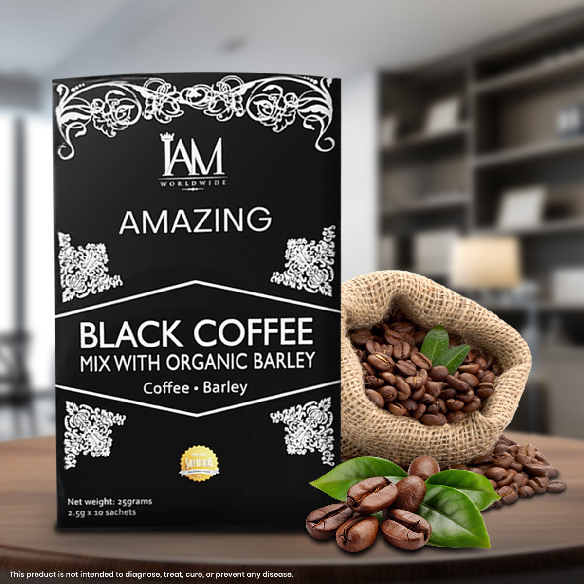 Amazing Black Coffee with Barley
