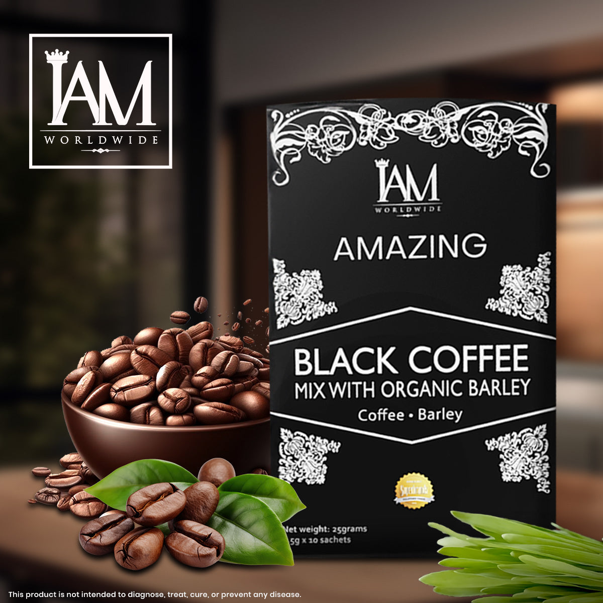 Amazing Black Coffee with Barley