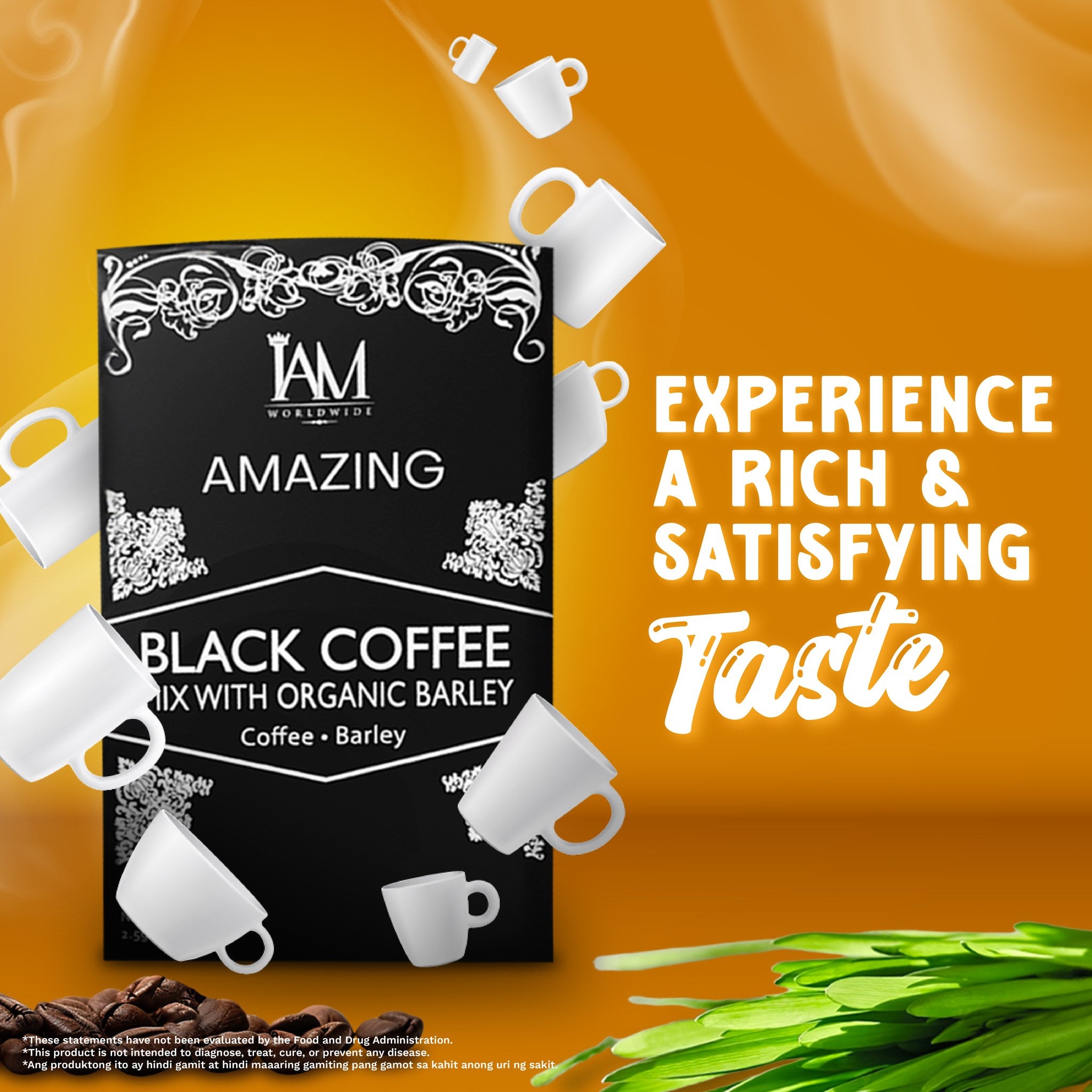 Amazing Black Coffee with Barley