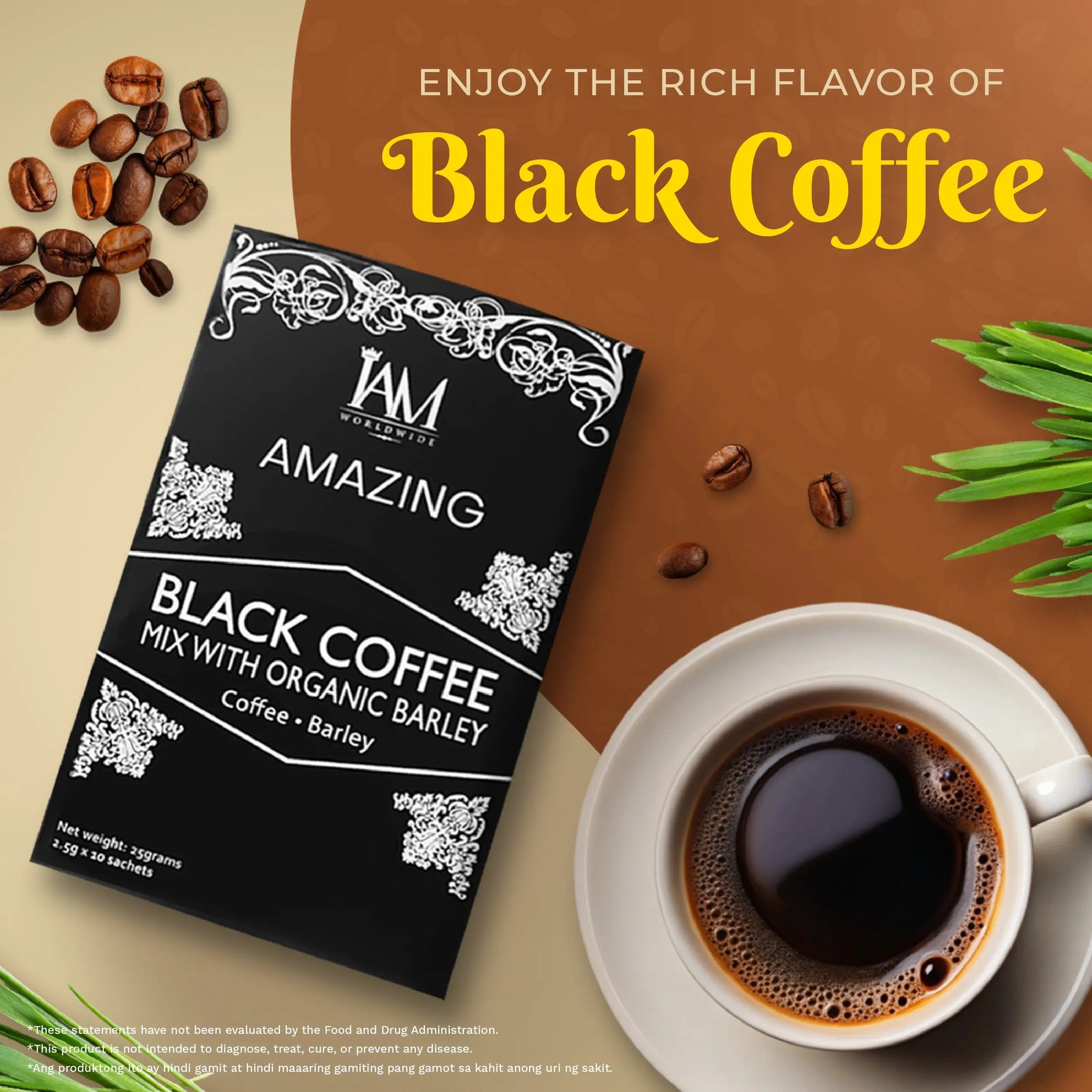 Amazing Black Coffee with Barley