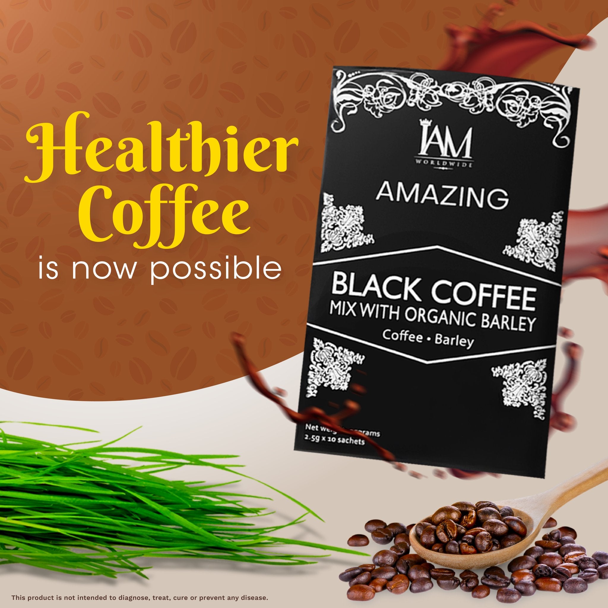 Amazing Black Coffee with Barley