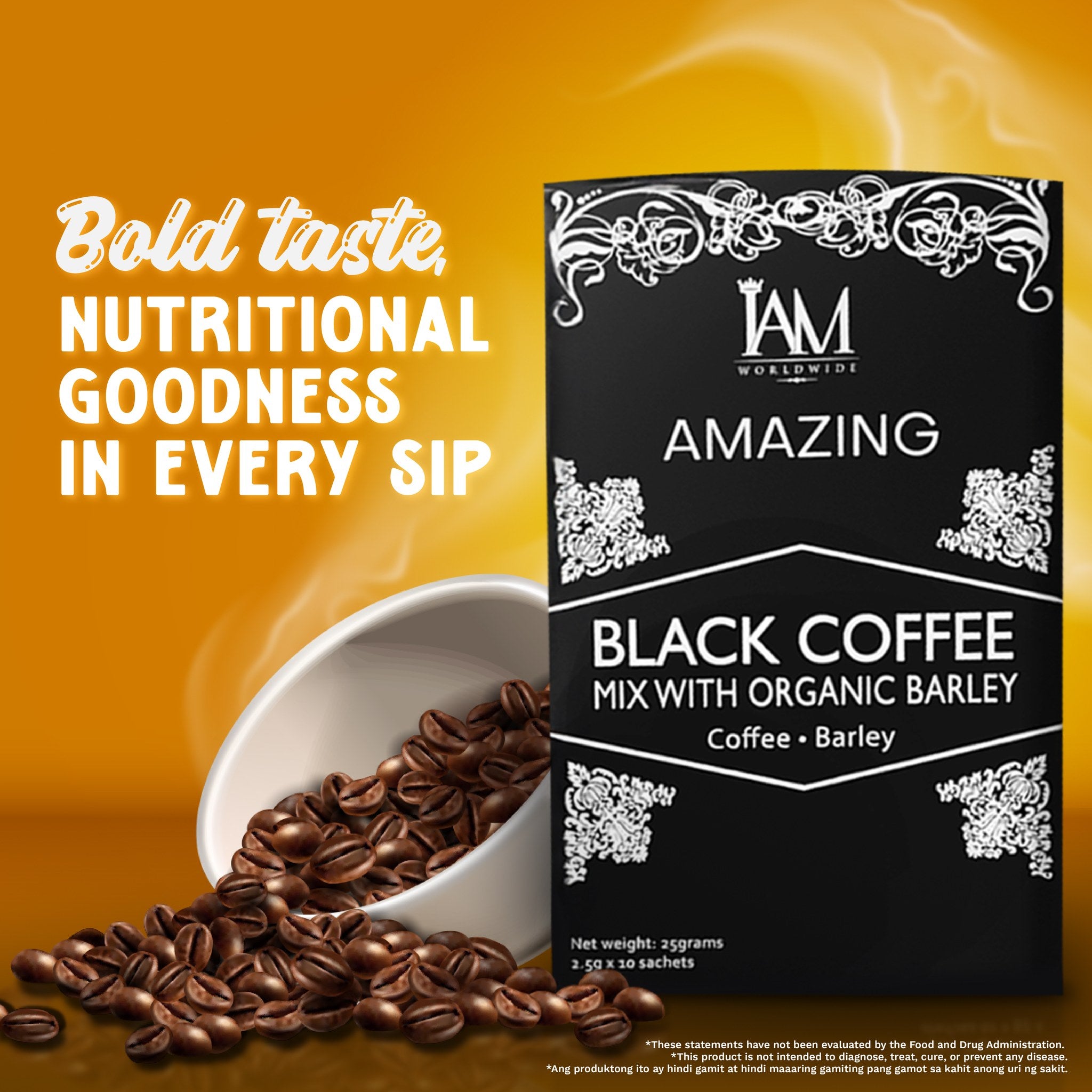 Amazing Black Coffee with Barley