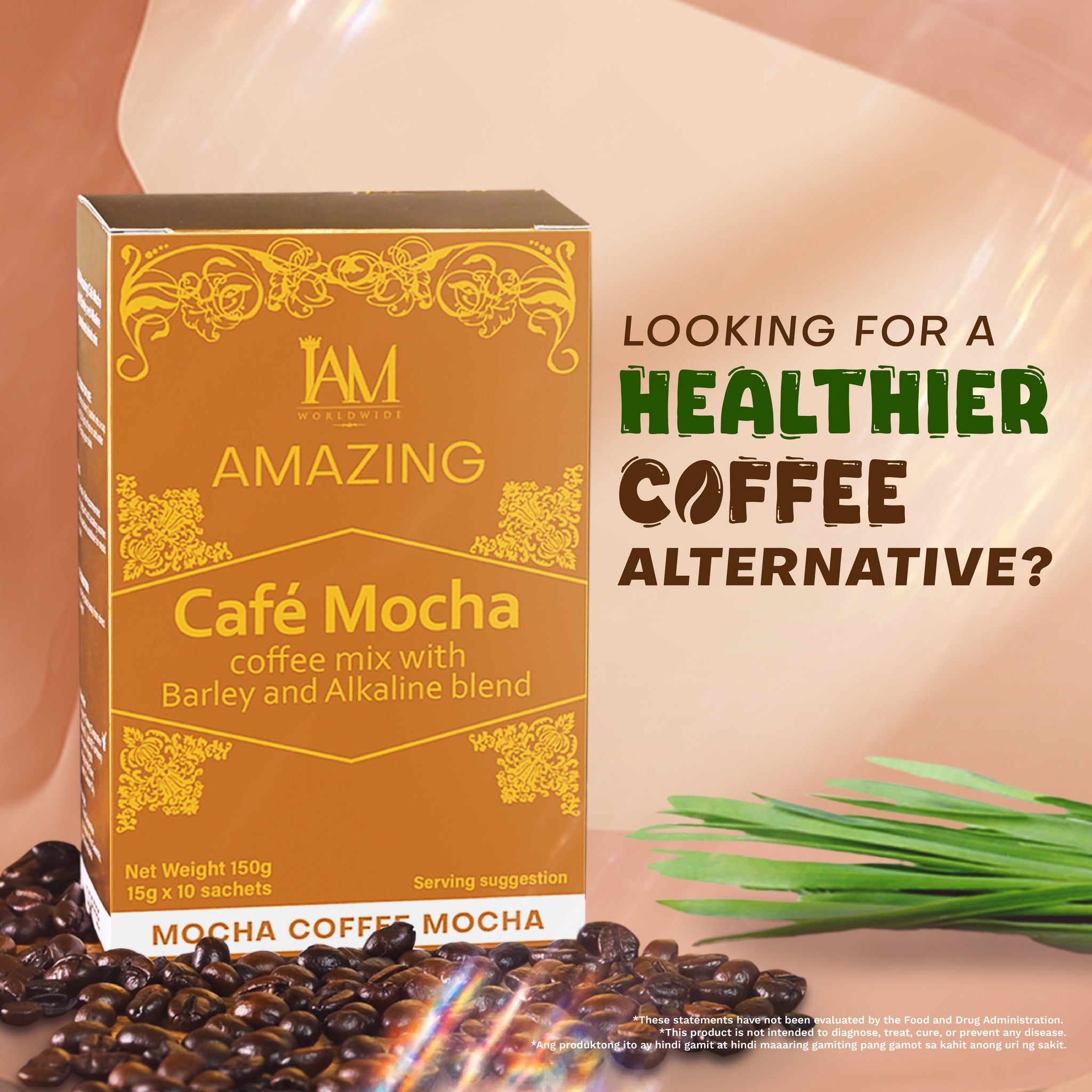 Amazing Cafe Mocha with Barley and Alkaline