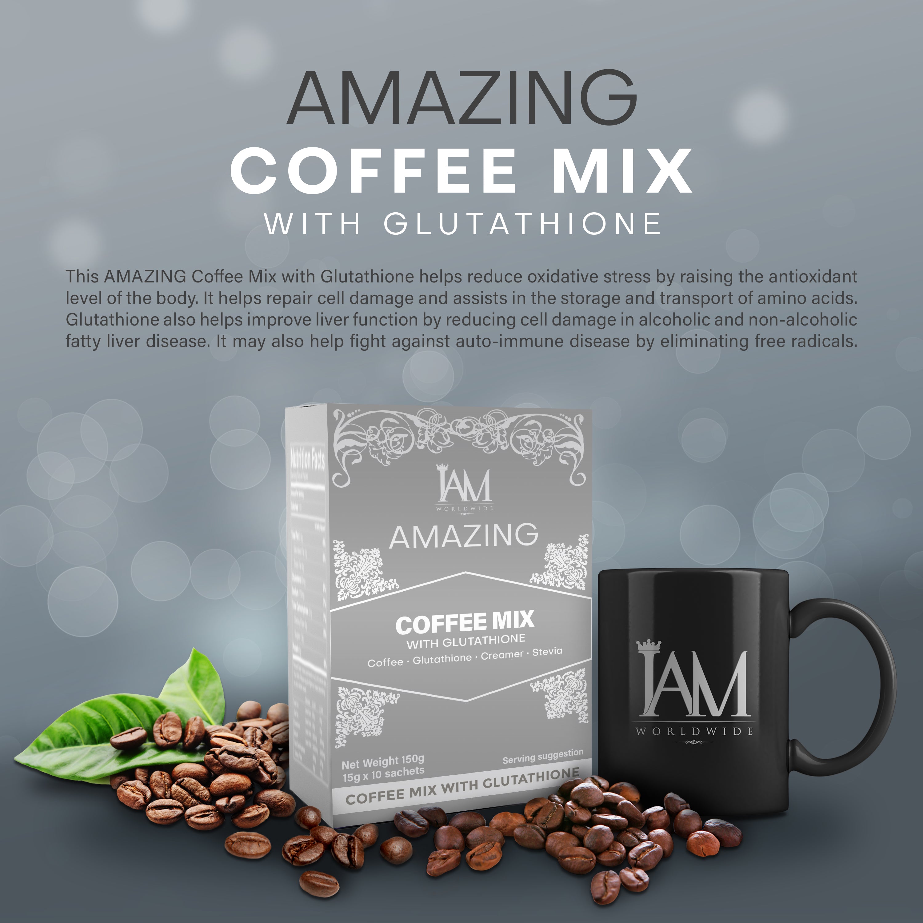 Amazing Coffee Mix with Glutathione Coffee