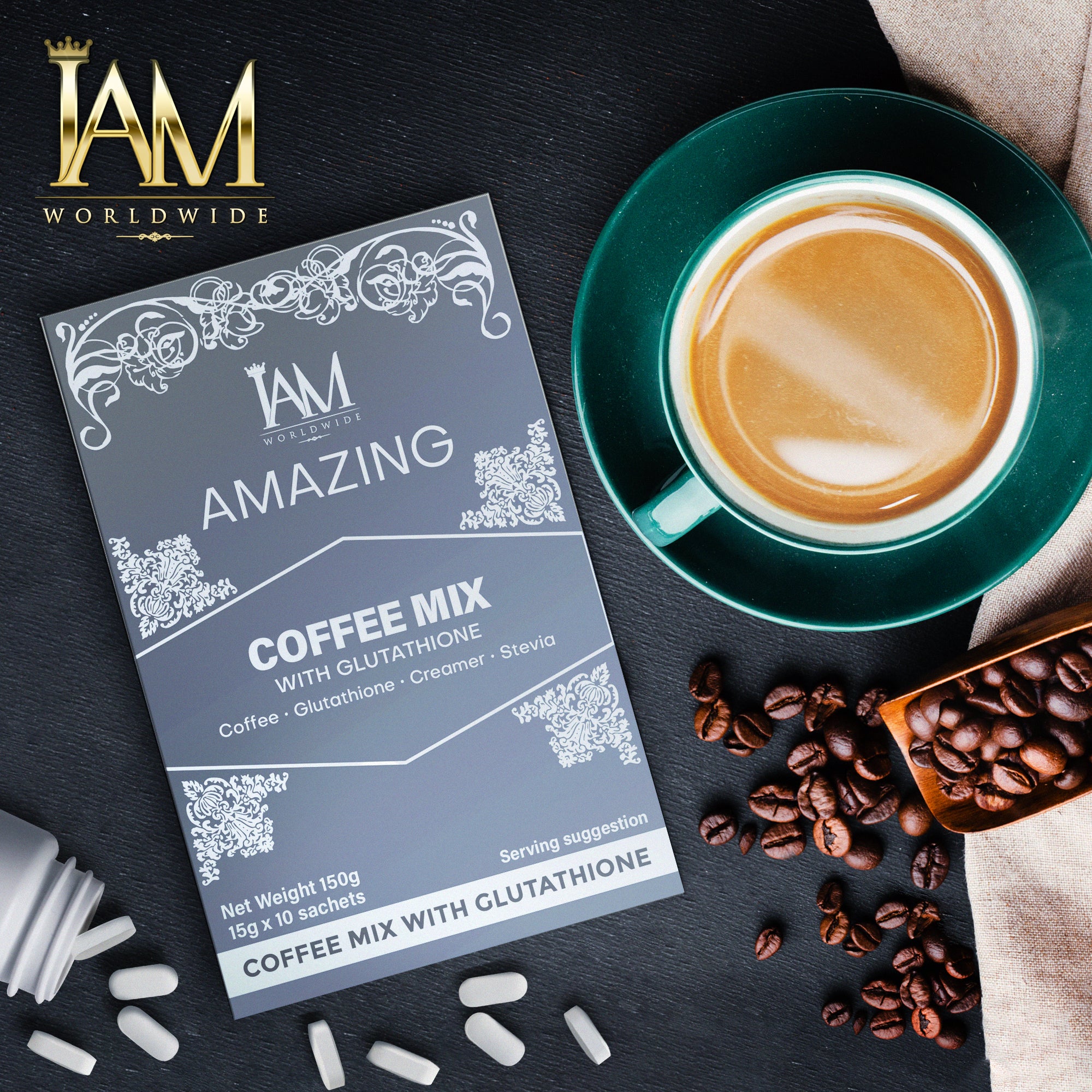 Amazing Coffee Mix with Glutathione Coffee