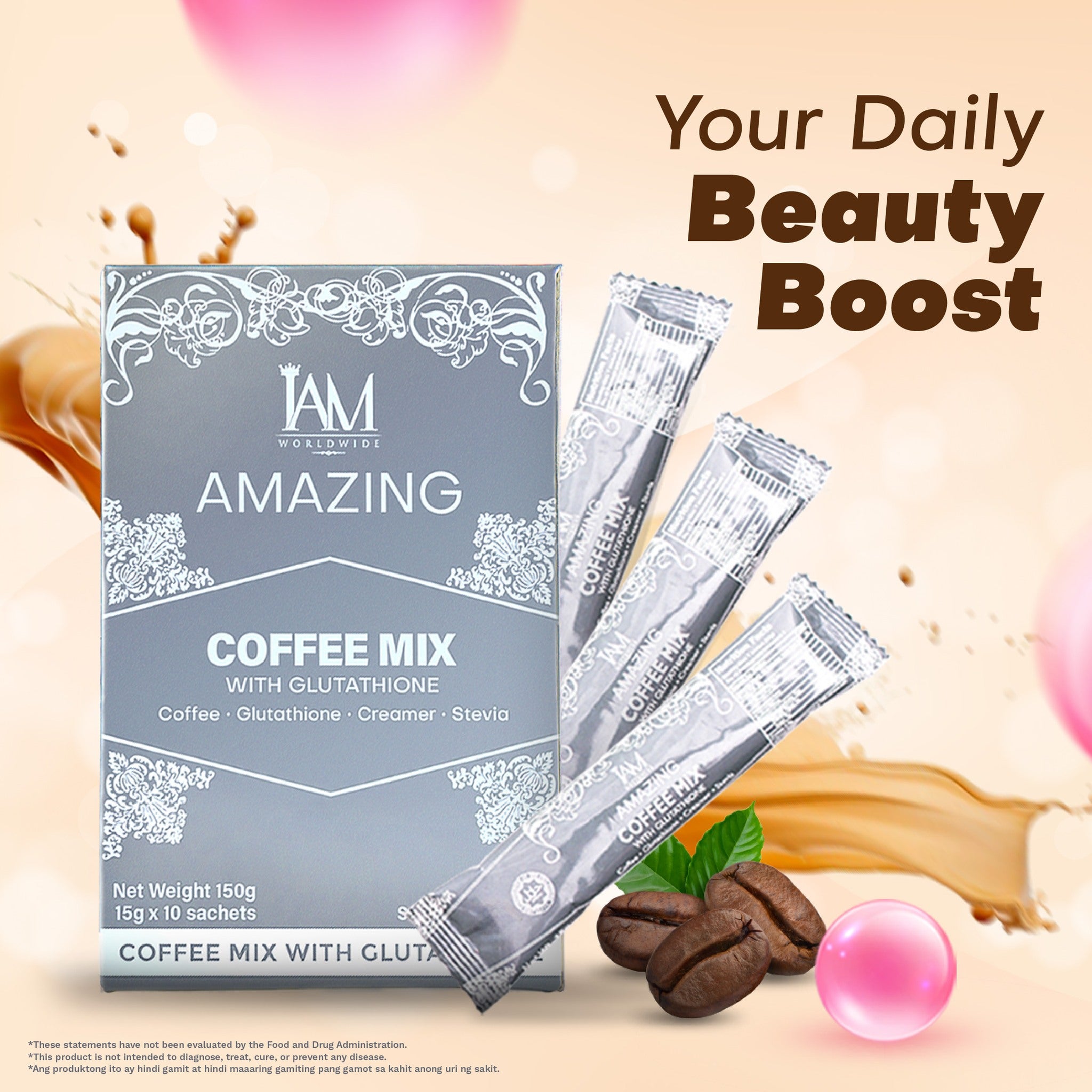 Amazing Coffee Mix with Glutathione Coffee