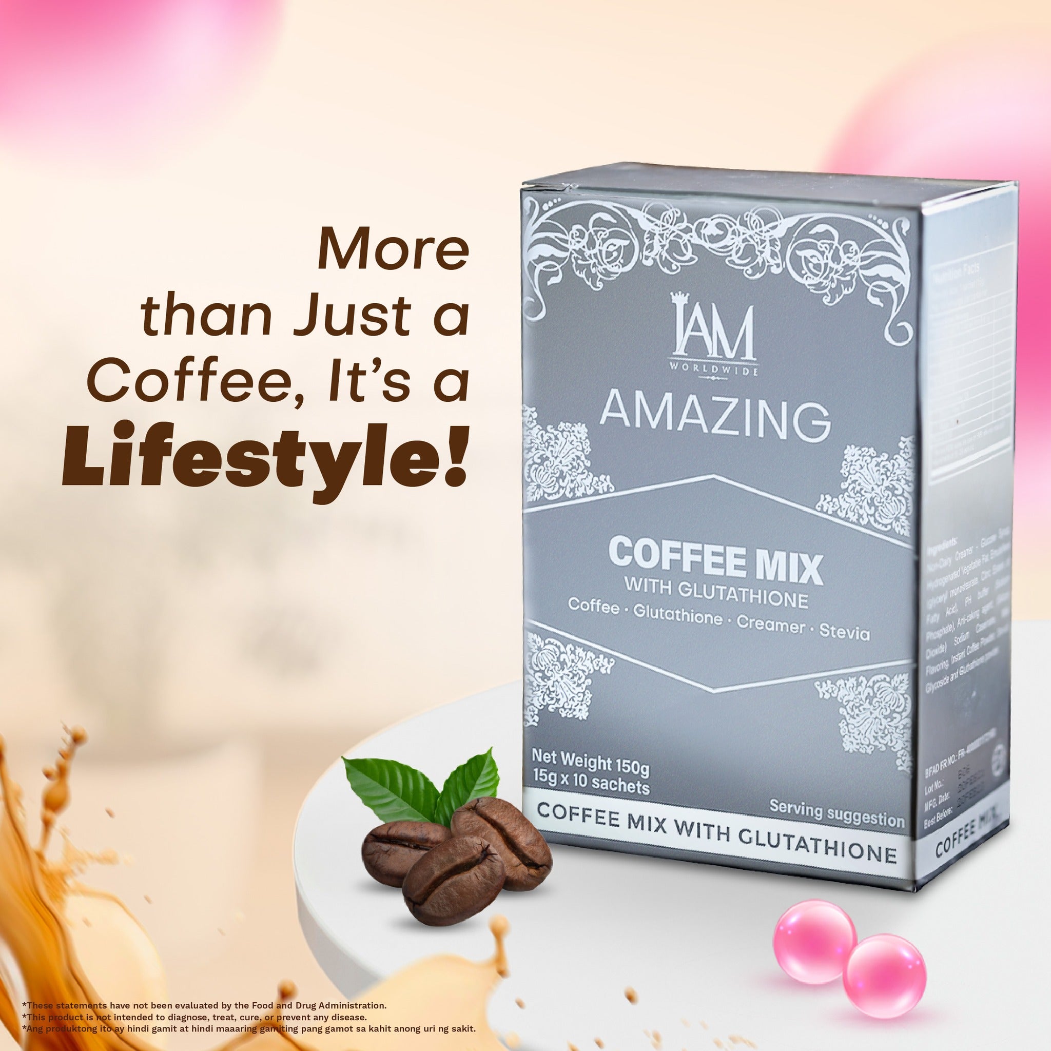 Amazing Coffee Mix with Glutathione Coffee