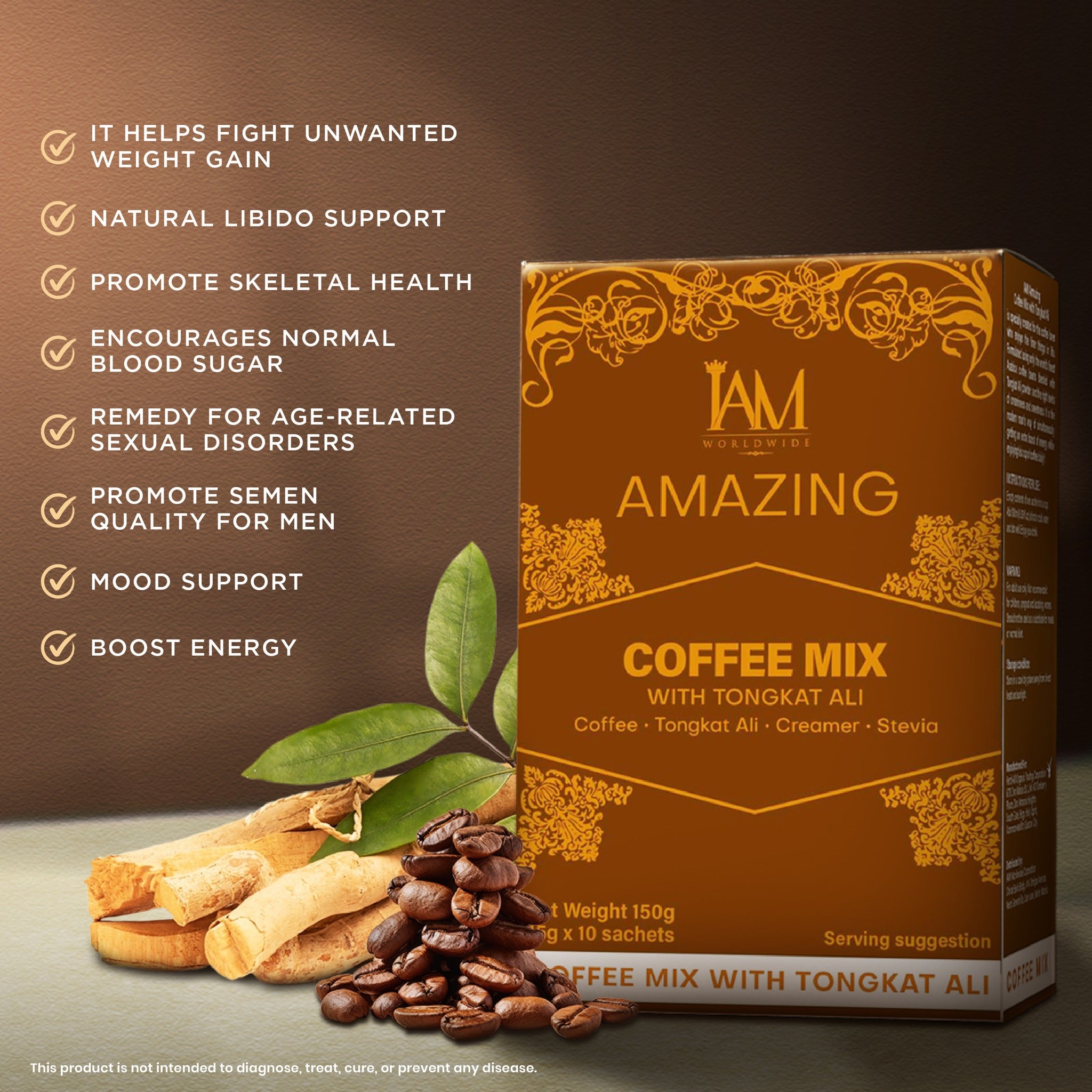 Amazing Coffee Mix with Tongkat-Ali Coffee