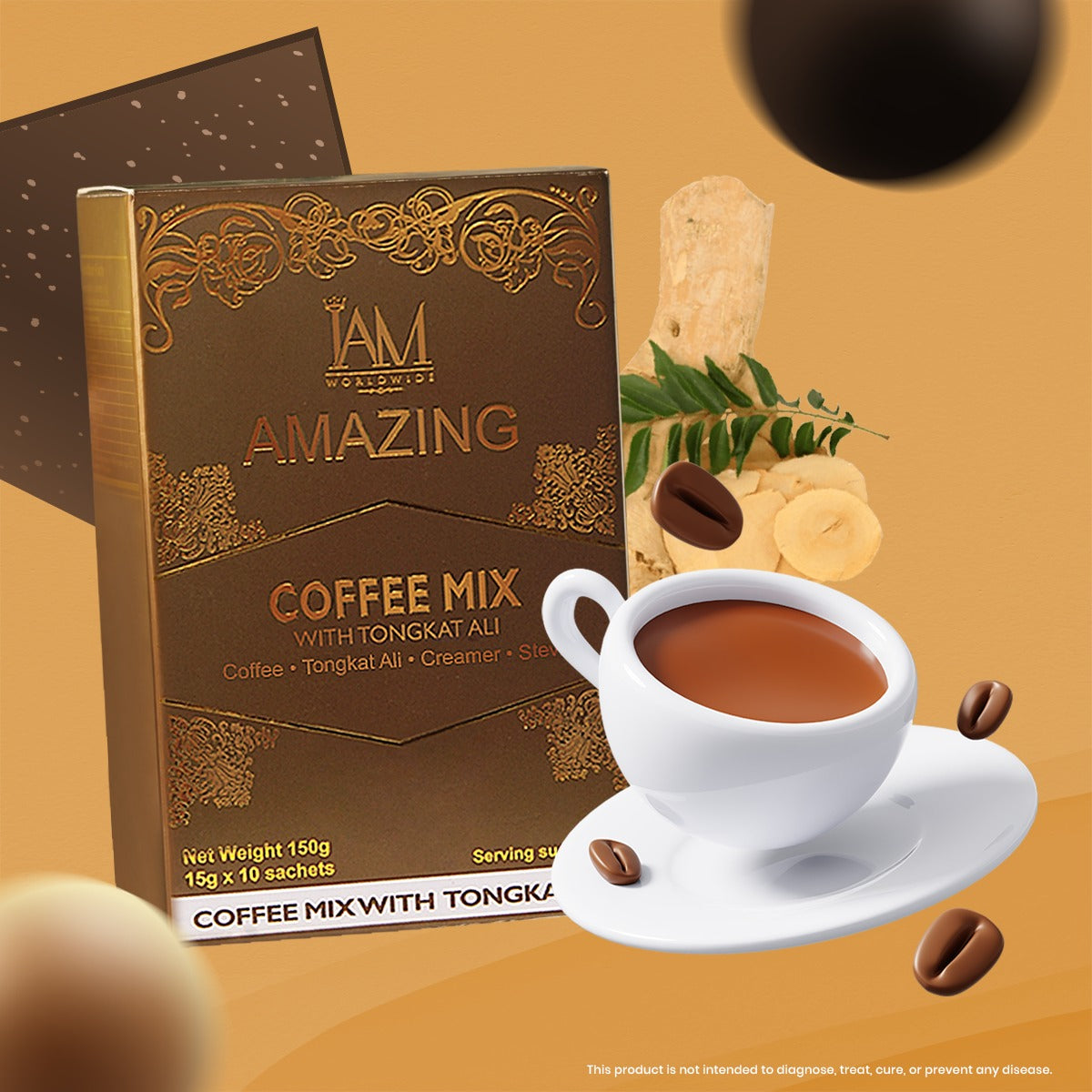Amazing Coffee Mix with Tongkat-Ali Coffee