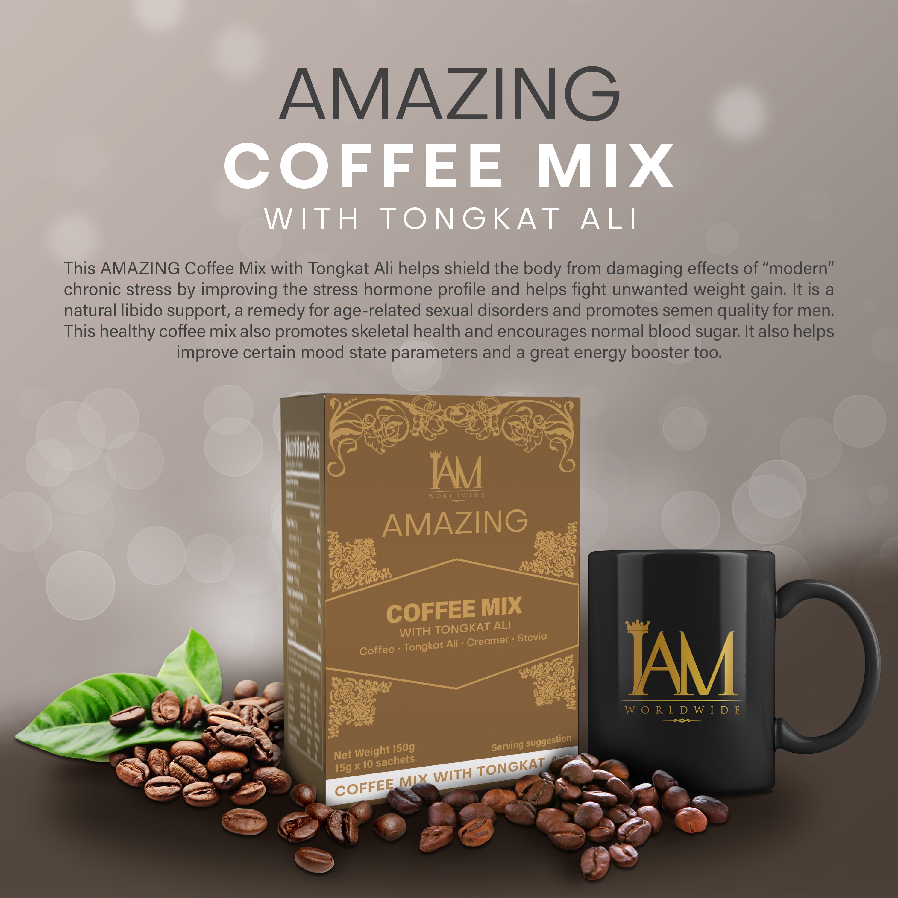 Amazing Coffee Mix with Tongkat-Ali Coffee