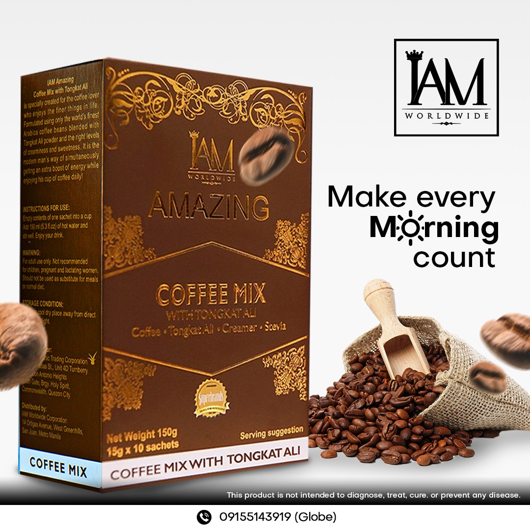 Amazing Coffee Mix with Tongkat-Ali Coffee