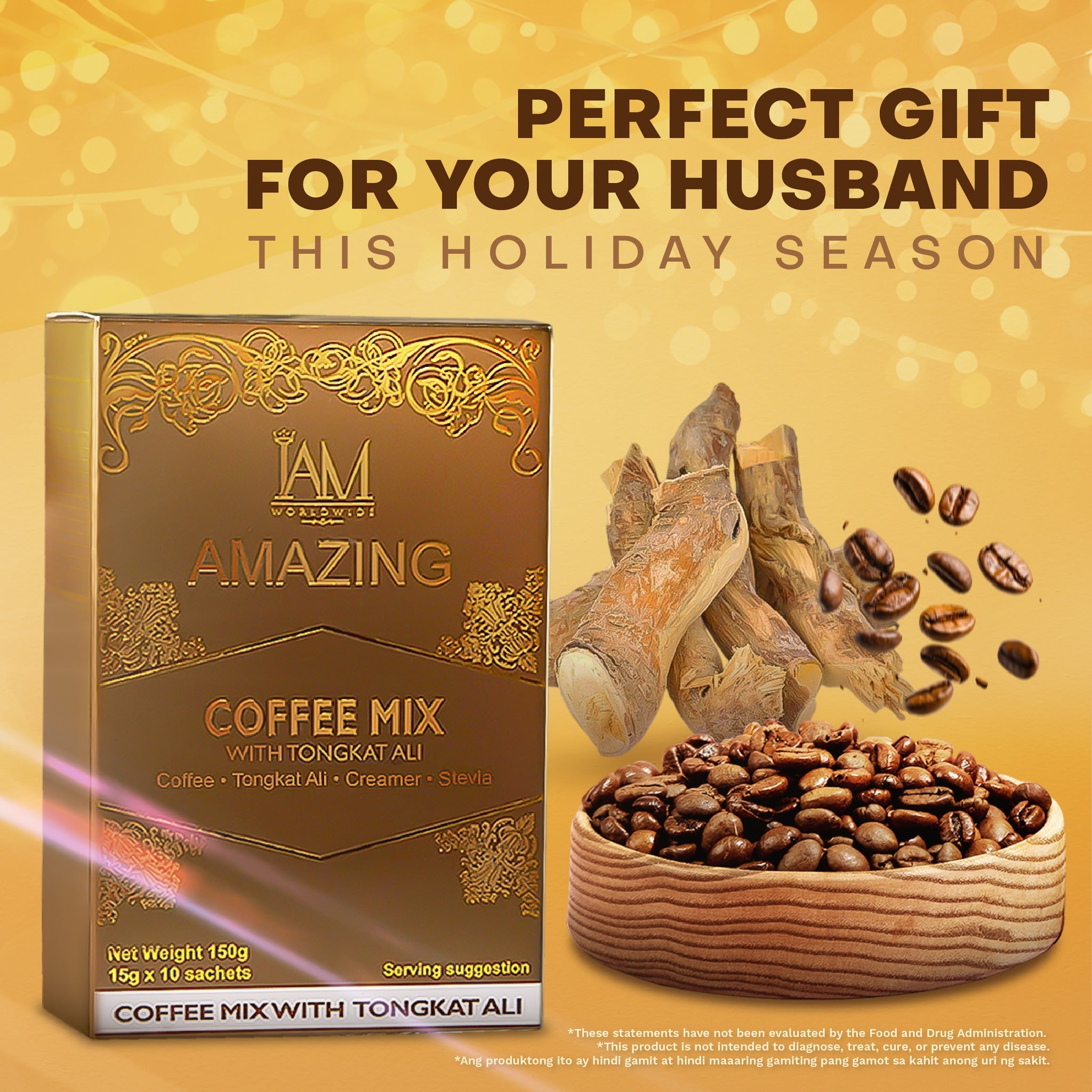 Amazing Coffee Mix with Tongkat-Ali Coffee