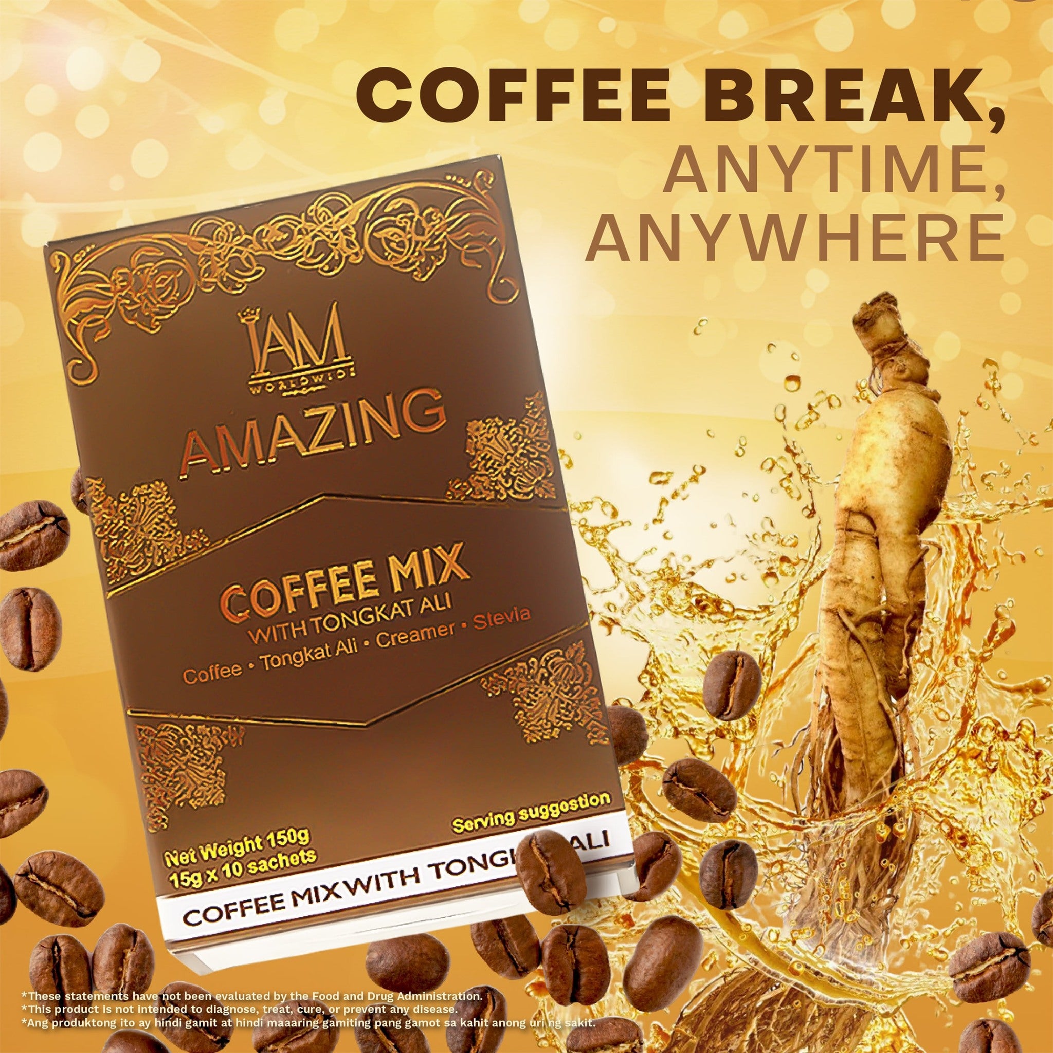 Amazing Coffee Mix with Tongkat-Ali Coffee